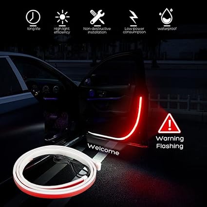Kit X 2 Tiras LED Para Puertas de Carro