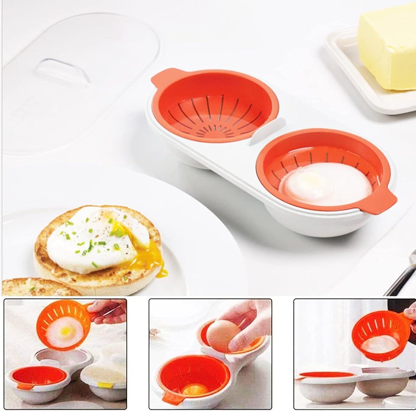 EGG BOLIER® 🤩 Huevos Pochados Fácil y Rápido 🥚