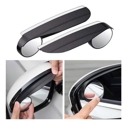 Kit x 2 Protectores Anti Lluvia + Zoom Retrovisor