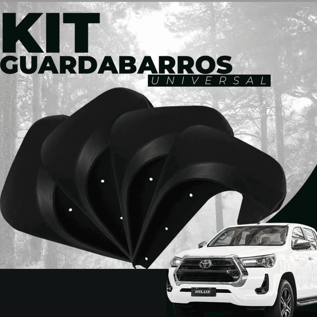 Kit Guardabarros Universales Carro (Incluye Tornillos)