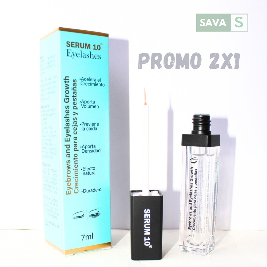 (Promo 2x1 🤩) Serum 10 Crecimiento Cejas y Pestañas 300%