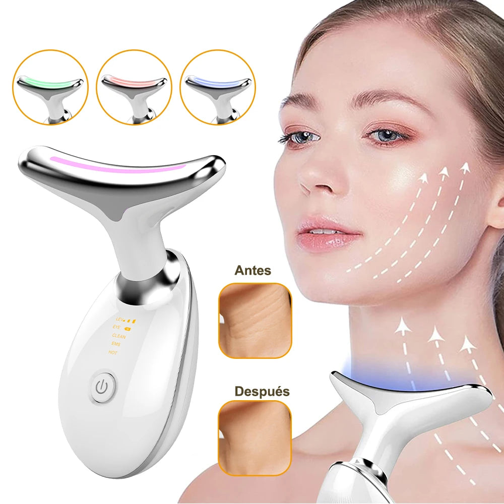 MASAJEADOR LED ANTIARRUGAS💆♀️ (Recargable⚡)