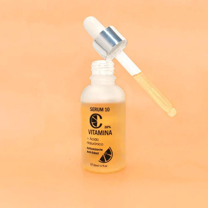 (Compra 1+1 Gratis)❗ Serum 10 Vitamina C 30%⭐⭐⭐⭐⭐