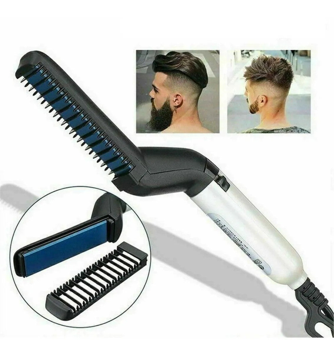 Plancha Cepillo Para Hombre Alisa Y Peina (envío gratis)