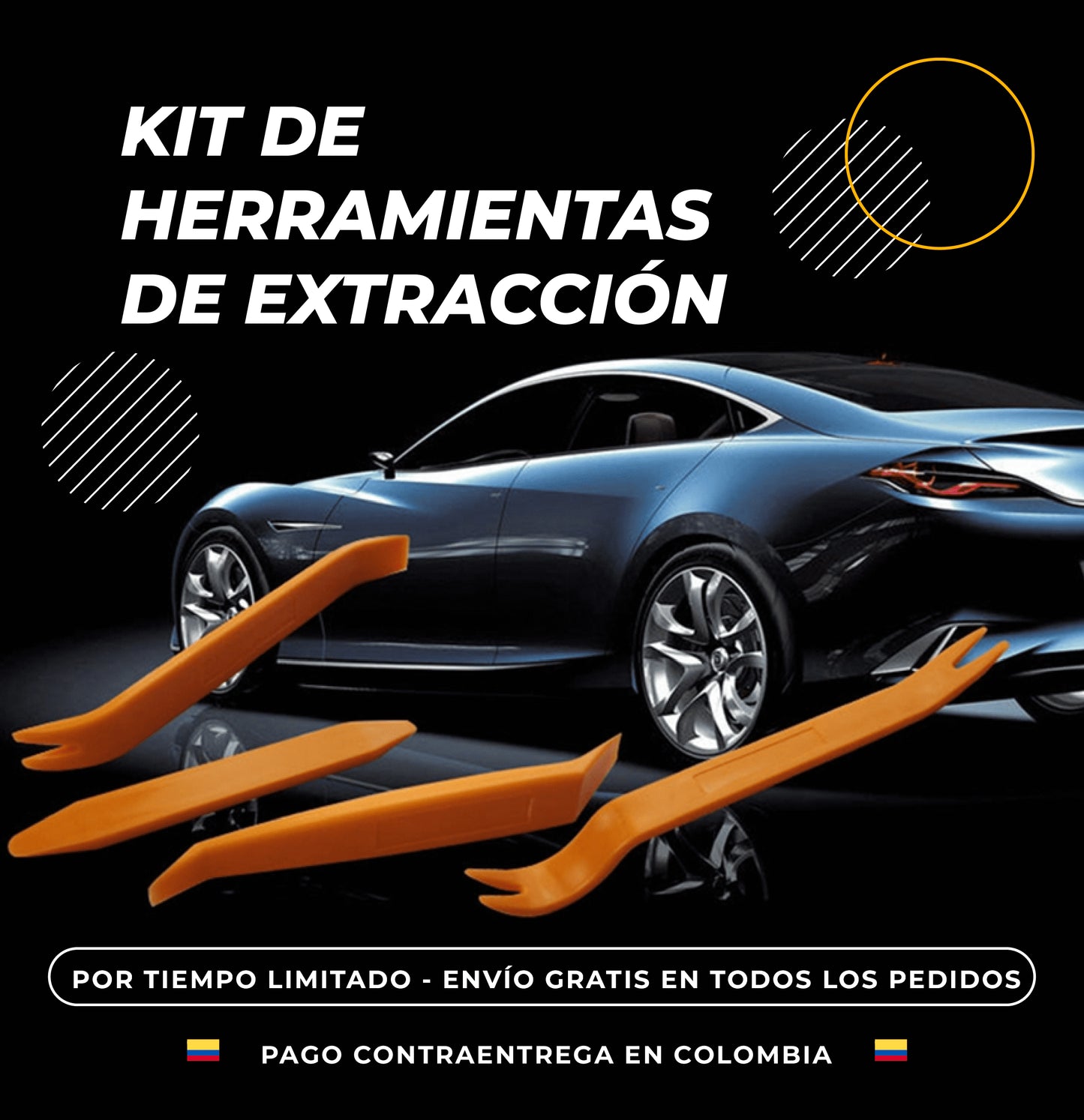 Kit x 12 Unidades Herramientas de Extracción