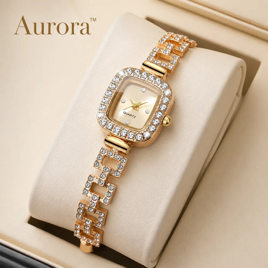 Aurora™ Reloj Joya Dorado para Mujer