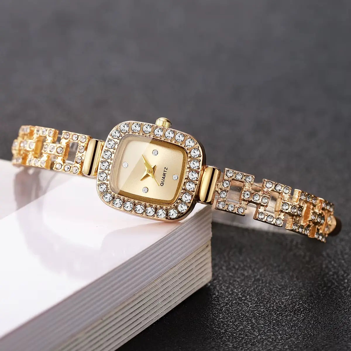 Aurora™ Reloj Joya Dorado para Mujer