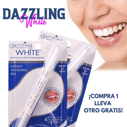 (Compra 1+1 Gratis)❗ Blanqueador Dental Dazzling White😍