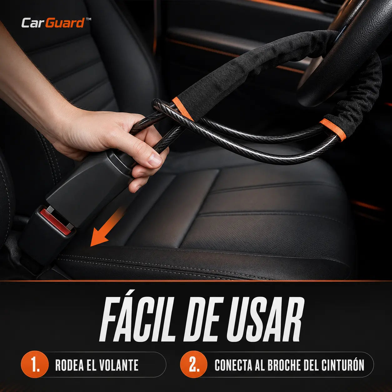 CarGuard™ Candado Antirrobo para Volante 🔒