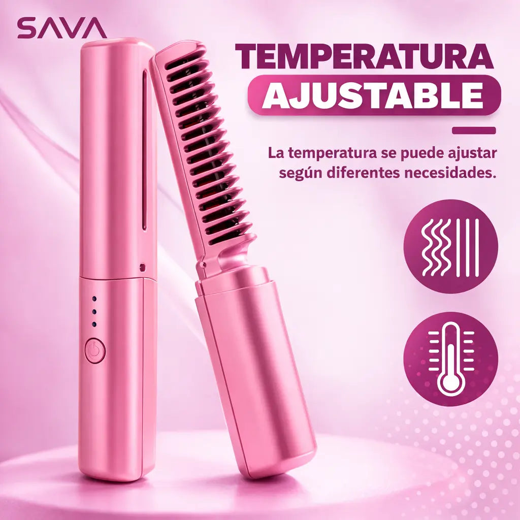 Peine Alisador Portatil Recargable⚡