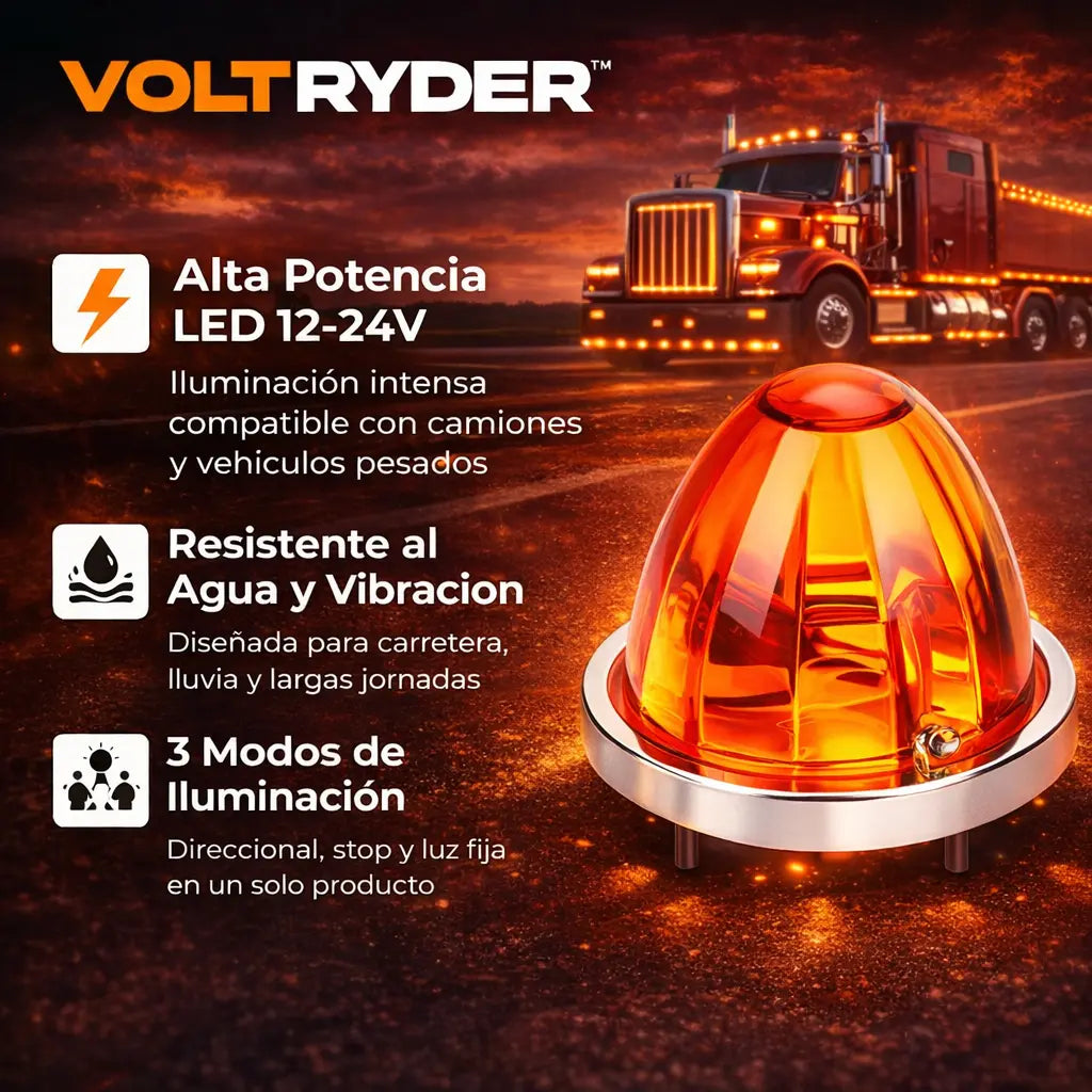 VoltRyder™  Luz LED 3 Modos 12-24V