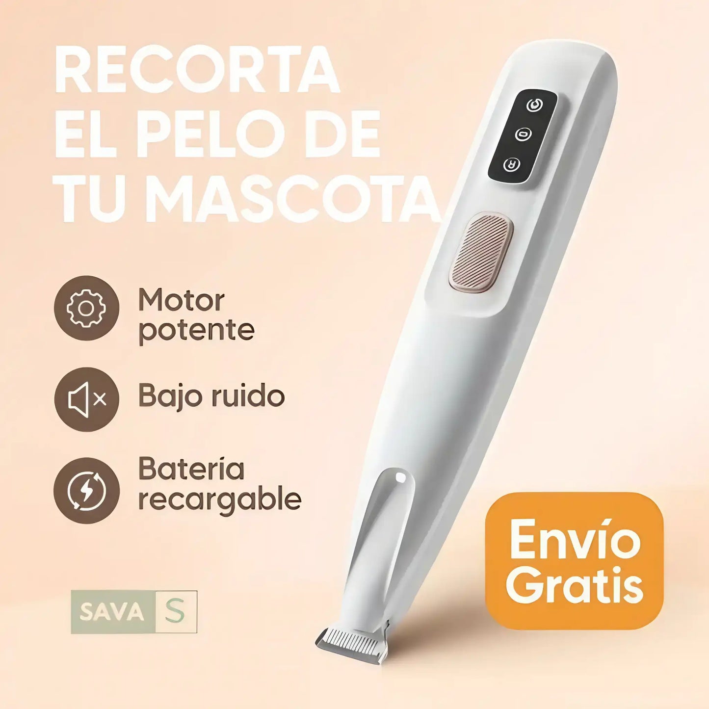 PetTrim™ Afeitadora LED Para Macotas (Recargable⚡)